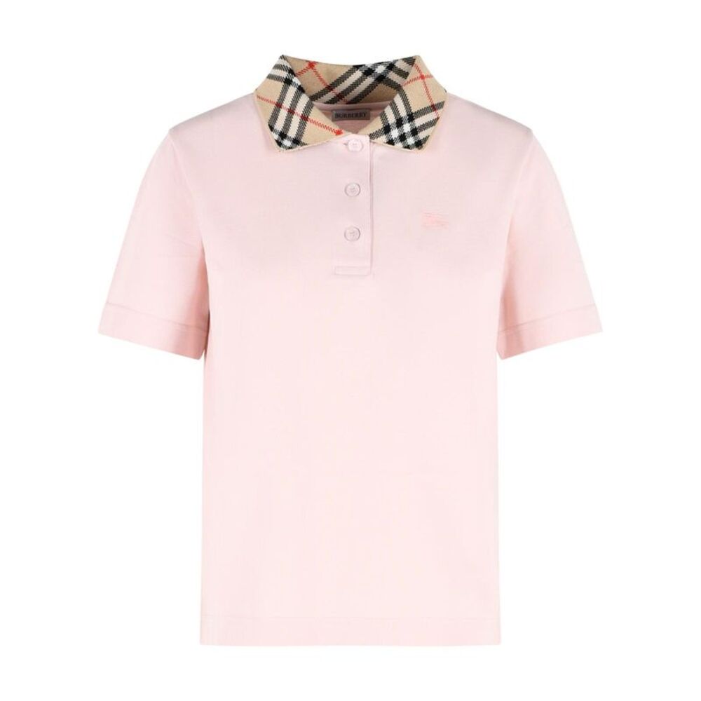 Burberry 'Imogen' Pink Cotton Polo Shirt Women